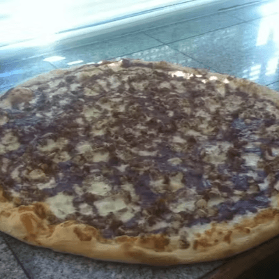 10" Gluten Free BBQ Chicken Pizza.