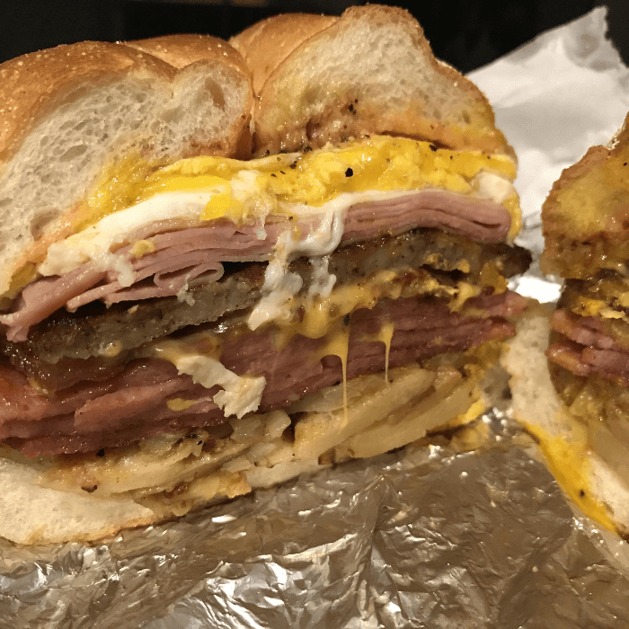 Meat & Egg Sandwich