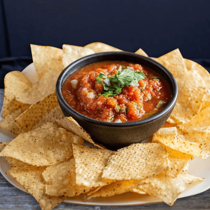 Large Fresh Salsa & Chips.