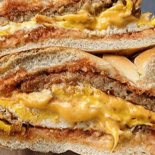 SAUSAGE EGG AND AMERICAN CHEESE