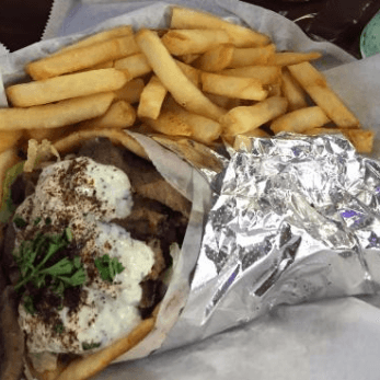Lamb or Beef Gyro.