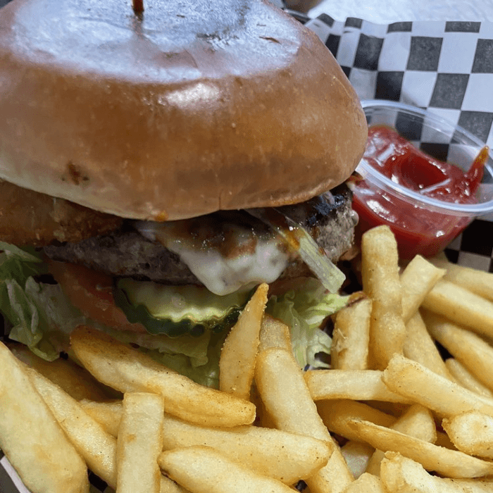 Meal Deal Western BBQ Bacon Burger