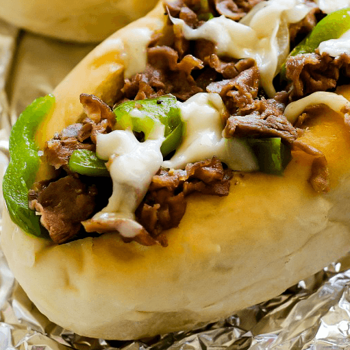 Chicken Steak Cheese Sub.