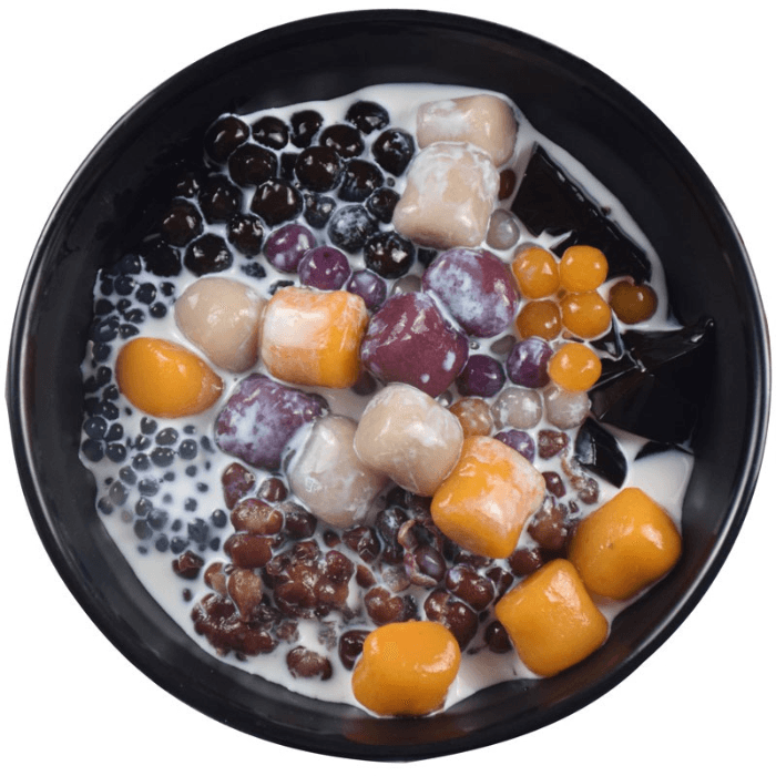 Coconut Milk Taro Ball.