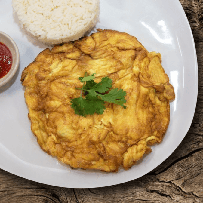 R7. Omelet Pork & Shrimp.