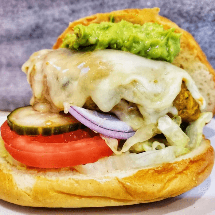 Turkey Burger Deluxe Sandwich