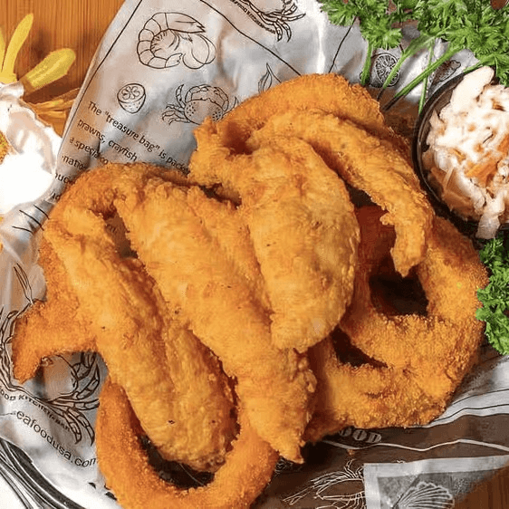 Fried Catfish Basket.