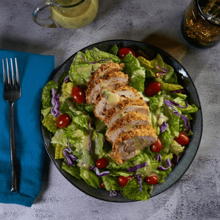 Grilled Chicken Cordon Bleu Salad