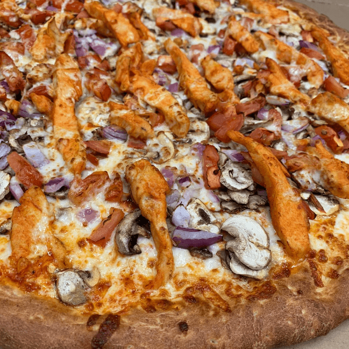 Chipotle Chicken Pizza.