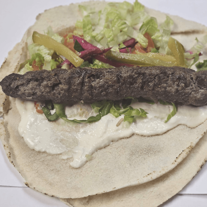 Kafta Kabab Sandwich.