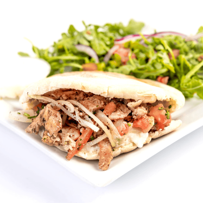 Chicken Shawerma Sandwich.