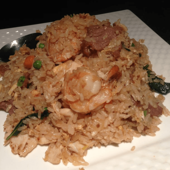 Salmon Thai Fried Rice (Dinner)