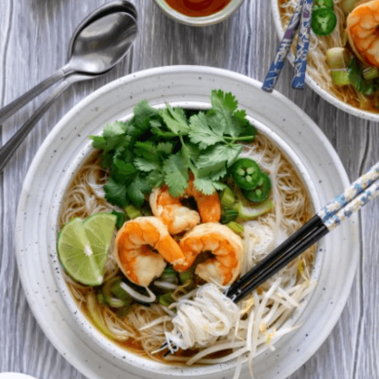 6. Spicy Shrimp Noodle Soup