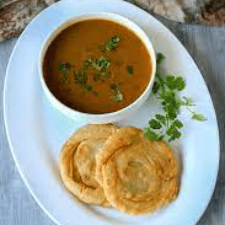 Virudhunagar Poricha Parotta with Veg Salna