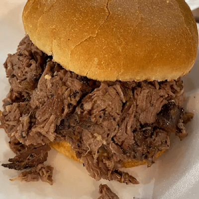 Brisket Sandwich.