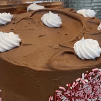 7" Plain Chocolate Cake