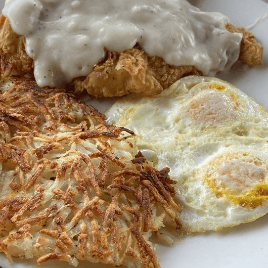 Chicken Fried Chicken & Eggs