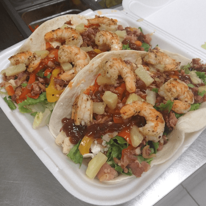 Hawaiian Shrimp Wrap