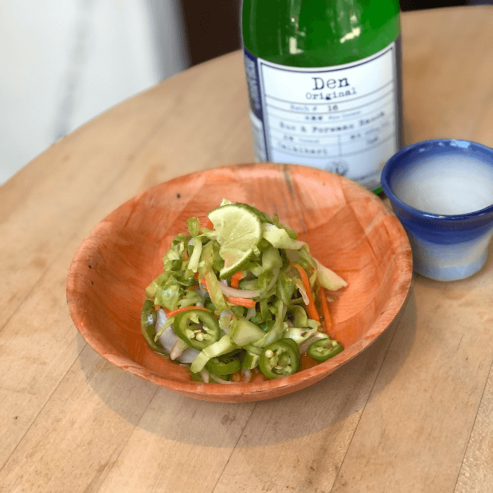 Spicy Cabbage Sunomono