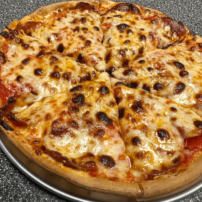 Cheese with 1 Topping Pizza (Mine 8"(6 Slices))