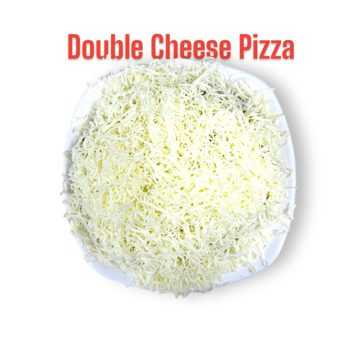Double Cheese Pizza.