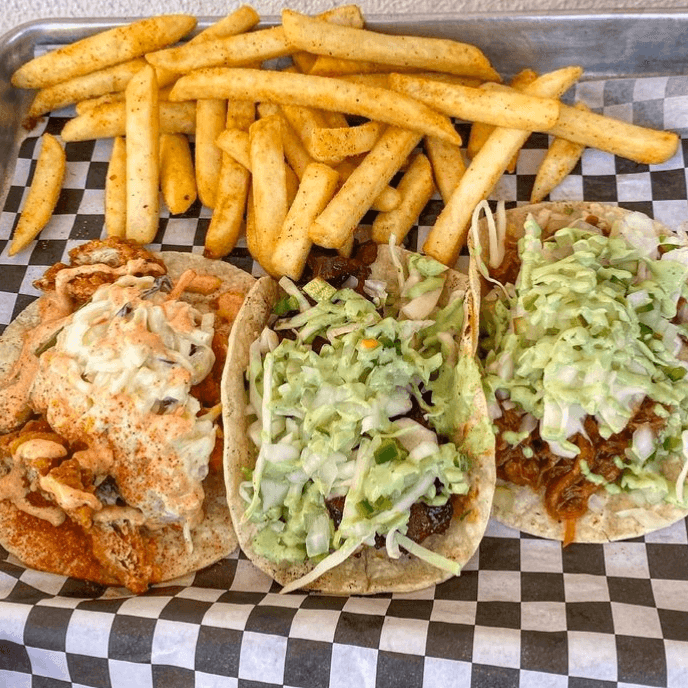 The Hot Chick Taco Plate