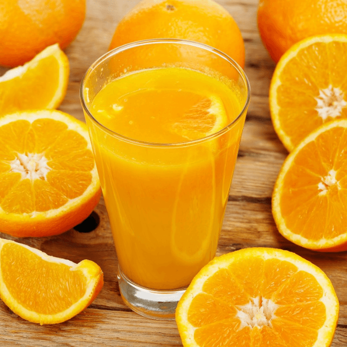 Fresh Squeezed Orange Juice.