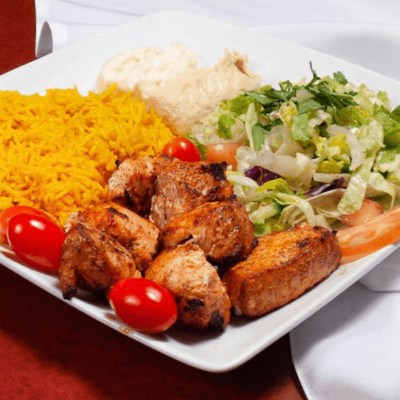 Chicken Kabab Platter.