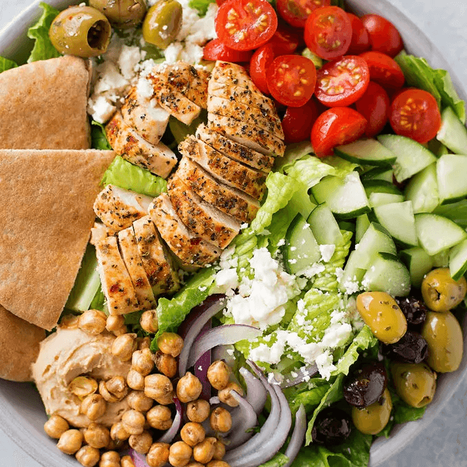 Greek Salad with Gyro
