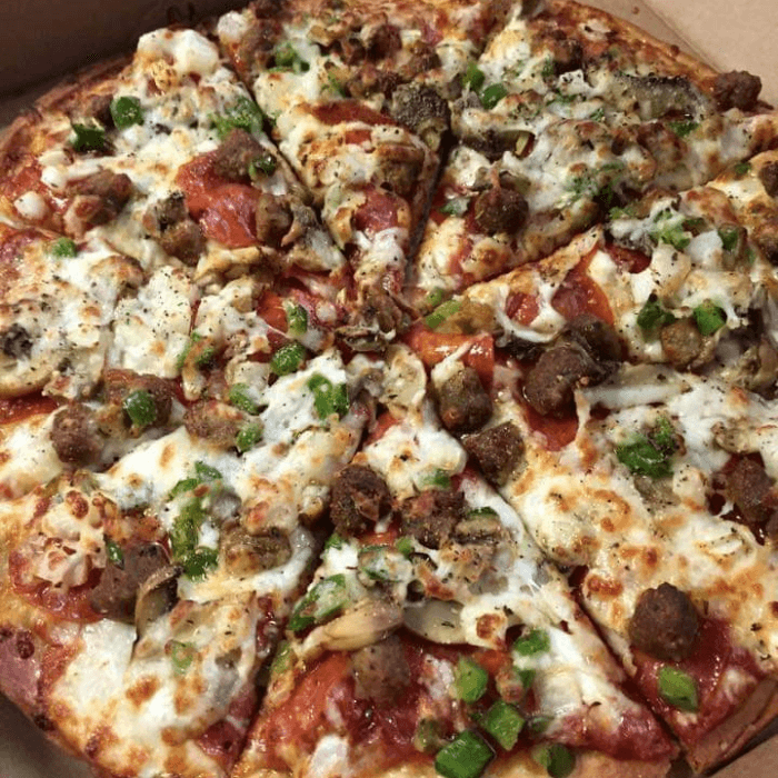 M & D Supreme Pizza - Large (12 Slices).