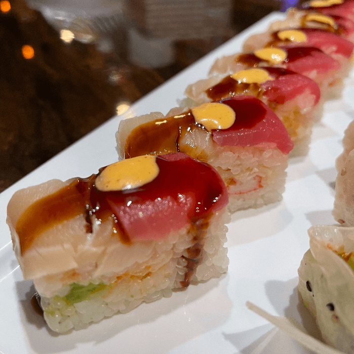 Red and White Roll