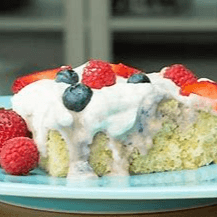 Tres leches Mix berry cake 