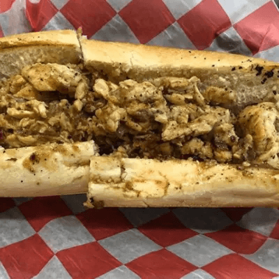 Buffalo Chicken Cheese Steak Sandwich