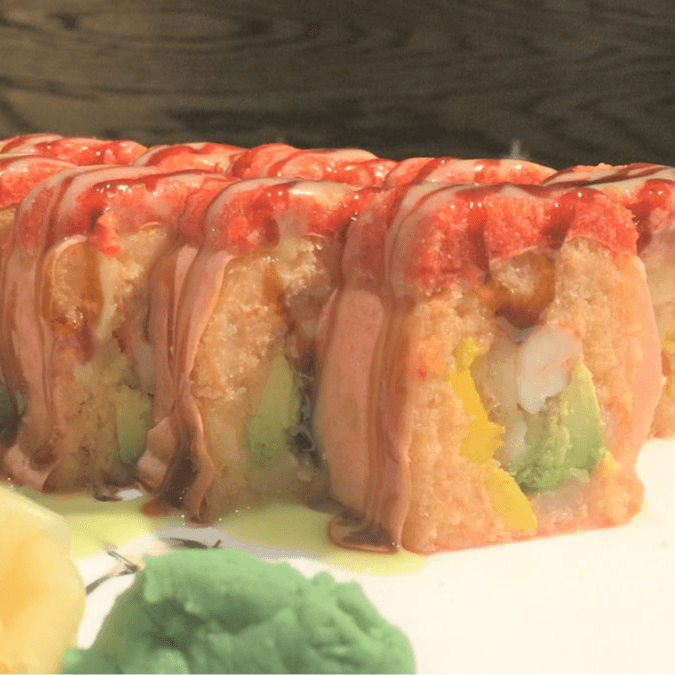 OMG Sashimi Roll.