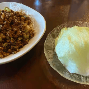 Chicken Lettuce Wrap.