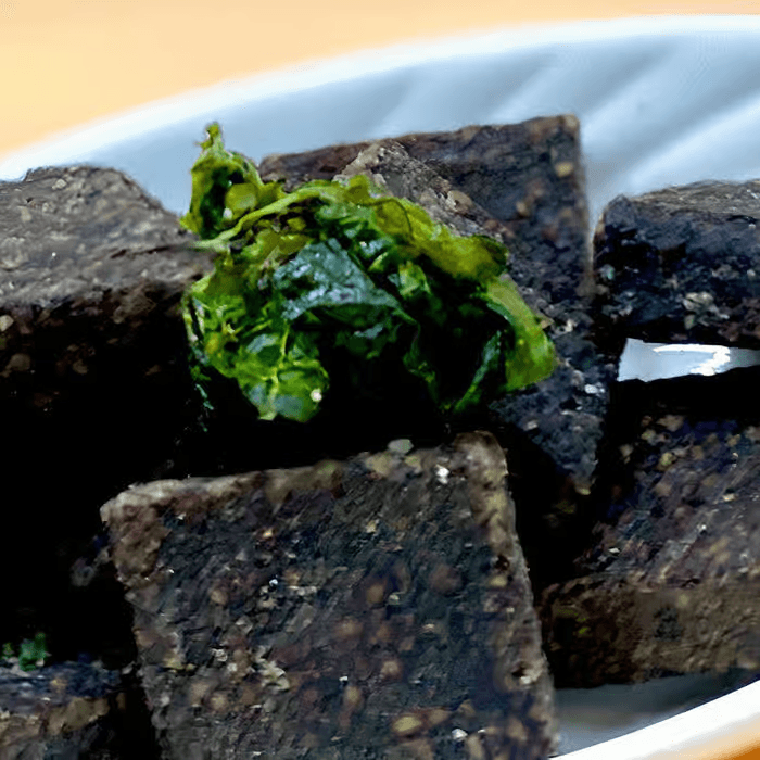 A20. Fried Pork Blood Cake 椒塩豬血糕