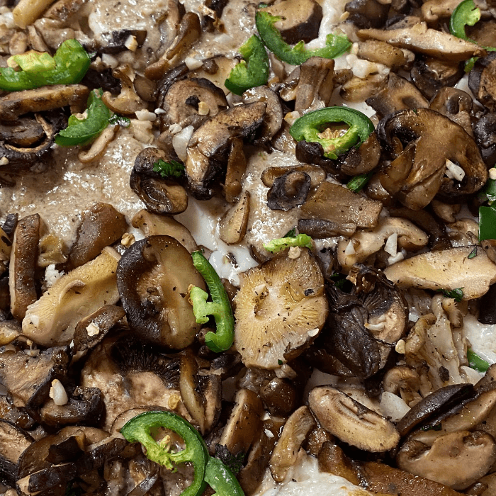 Fungi Madness Pizza.