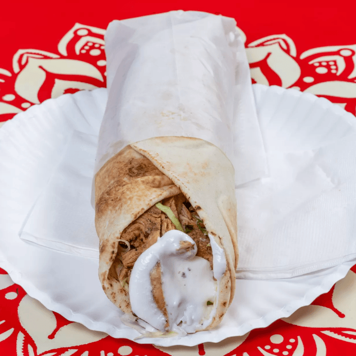 Chicken Shawarma Sandwich.