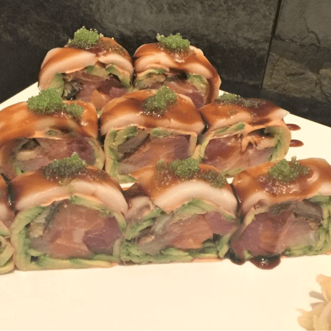 Christmas Sashimi Roll