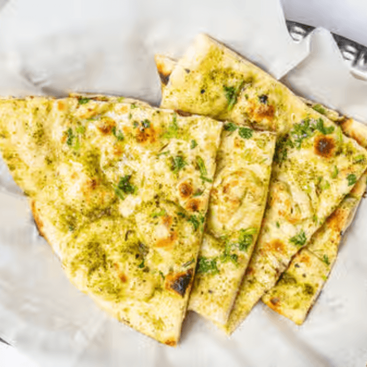 Pesto Cilantro Naan