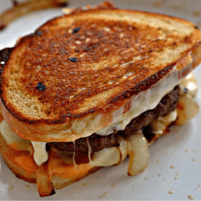 Patty Melt on Rye