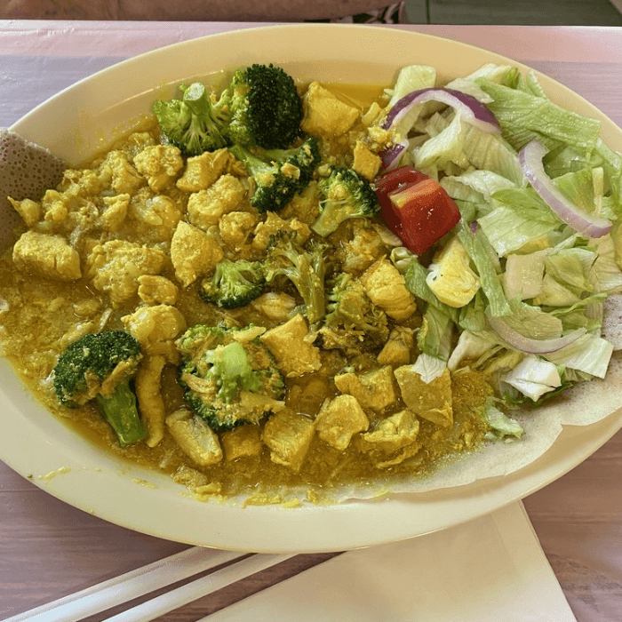 2. Chicken Tibbs Lunch