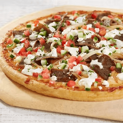 Greek Pizza (Small Deep Dish 10" 4 Slices)