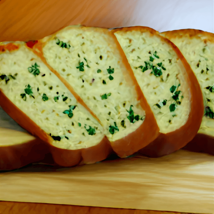 Garlic bread.