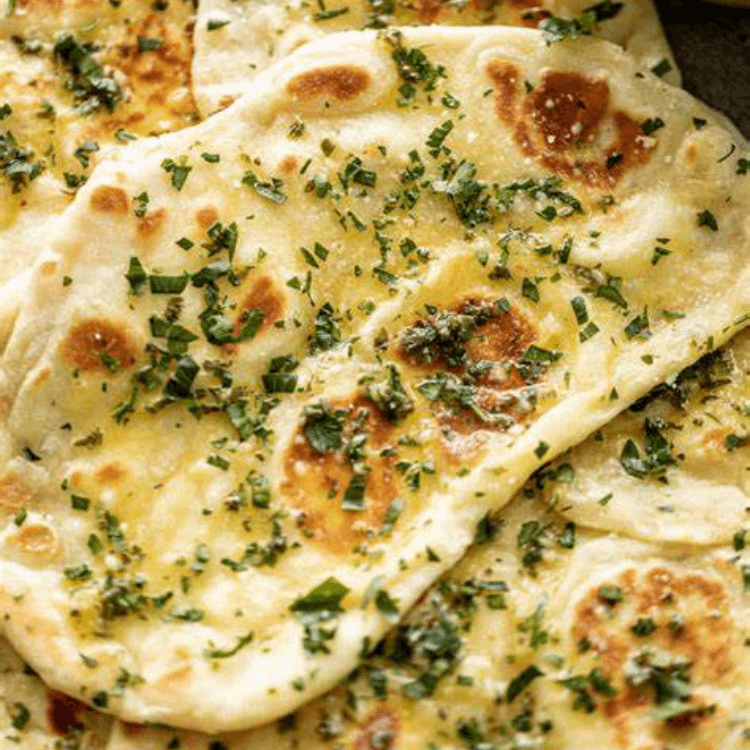 Garlic Naan With Butter