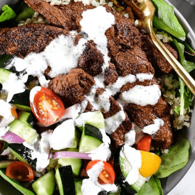 Lamb Shawarma Salad
