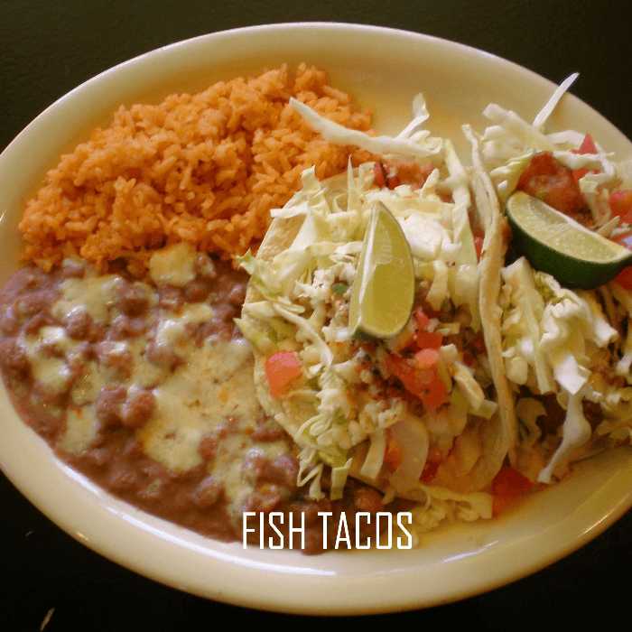 Fish Taco Baja Style Plate