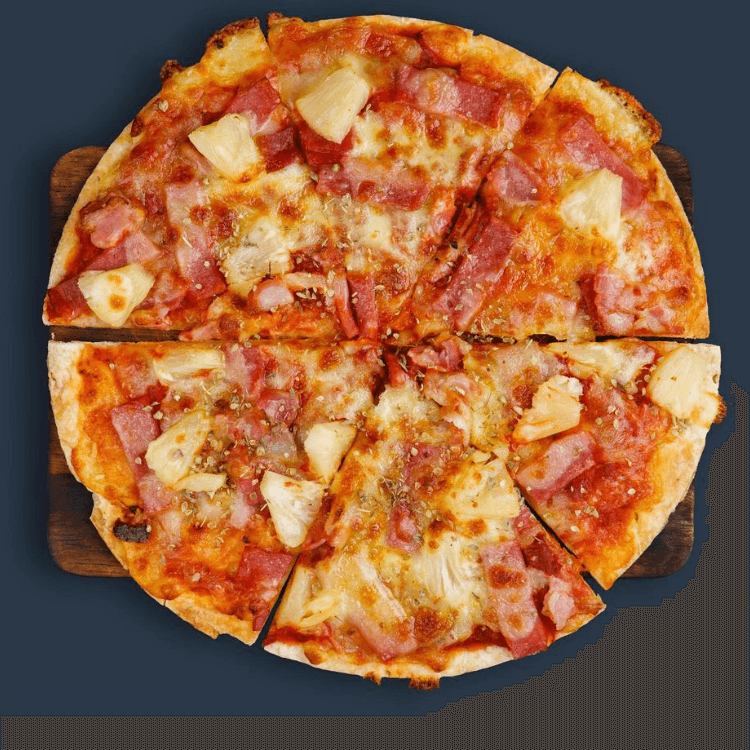Thin Crust Hawaiian Pizza (10" Small)