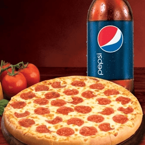Large 1-Topping Pizza + 2 Ltr Soda